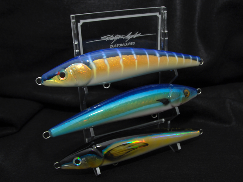 Fishing Lure Showing Stand Store Acrylic Bait Display Stand Lure