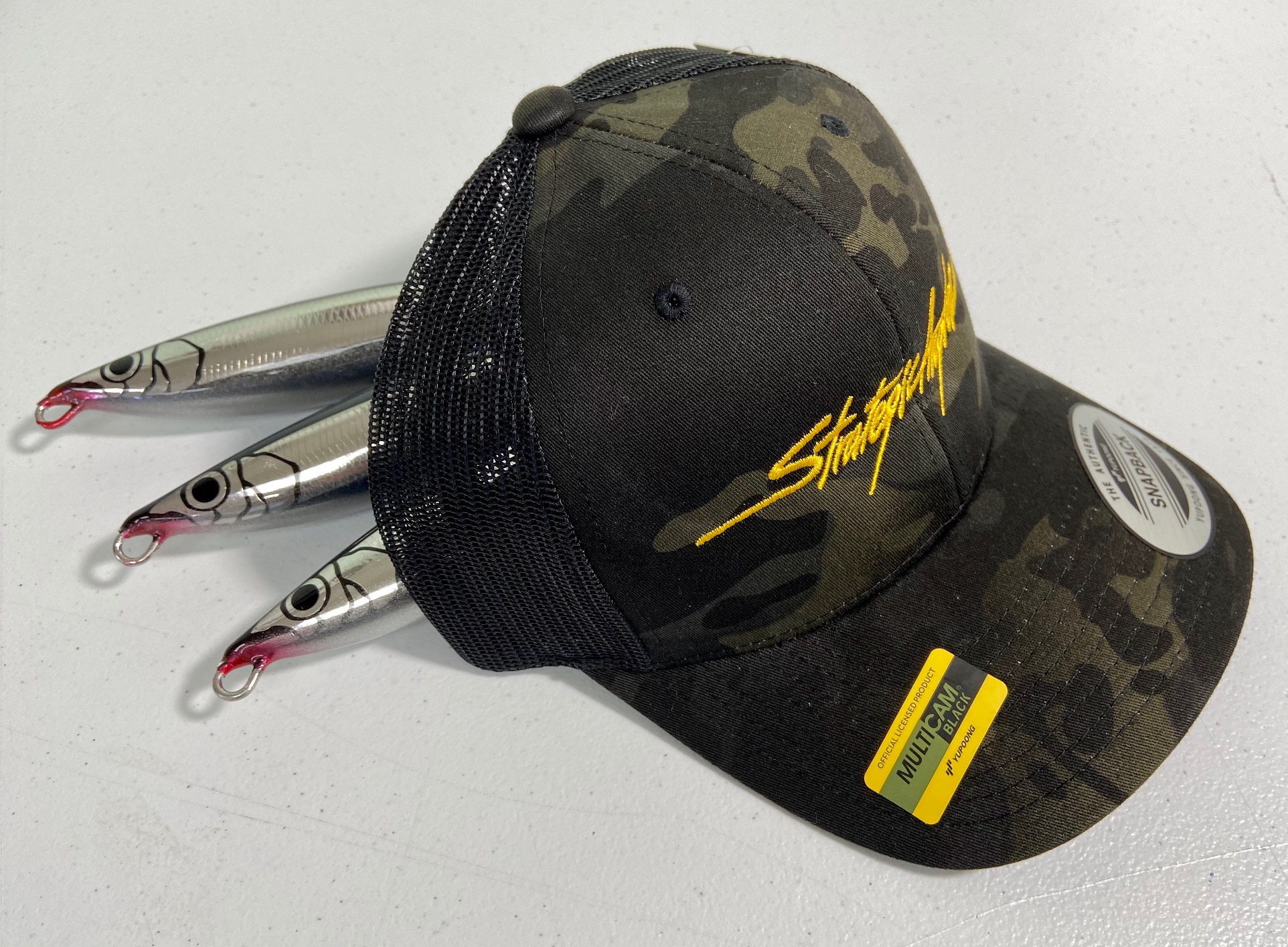 Signature Logo Trucker Hat – Strategic Angler Custom Lures