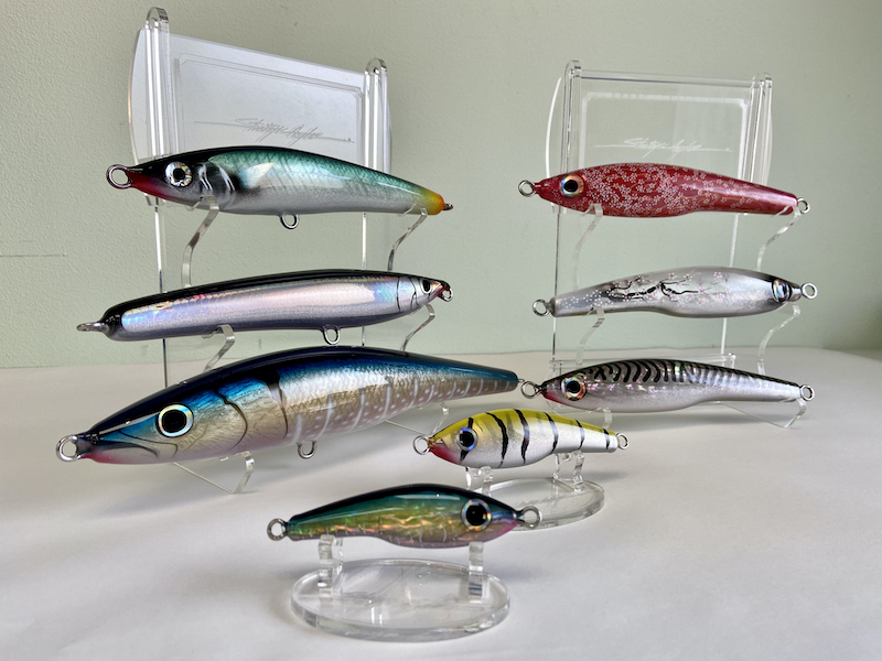 Mosiee Fishing Lure Showing Stand Bait Display Shelf For Fishing Store Or  Collection 